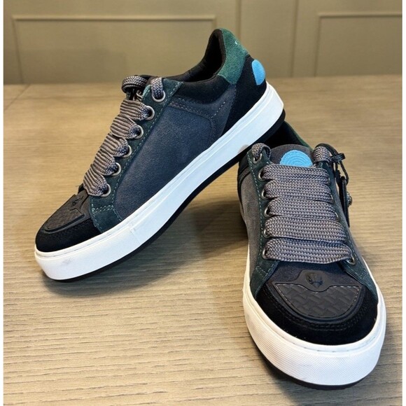 Kurt Geiger Men’s Southbank Tag Sneaker Black Green . Size 8 US (41 EU) main image 9